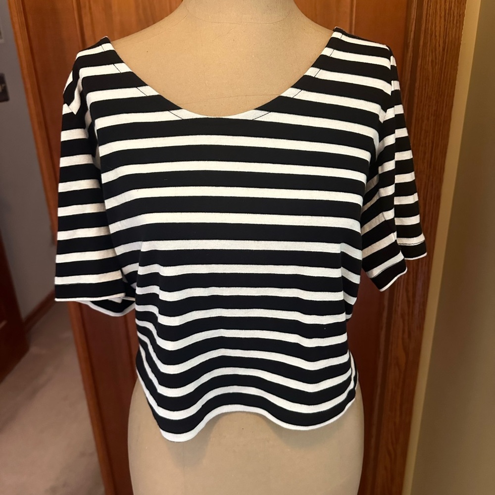 This seasons on trend striped T-shirt by GAP